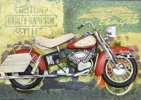 Quadro Decorativo Modelo Vintage Motocicleta