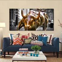 Quadro Decorativo Moderno Touro De Wall 140x65