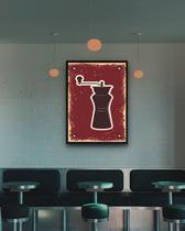 Quadro Decorativo Moedor Café - 70x50cm
