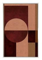 QUADRO DECORATIVO MOLDURA BRANCA 75x50cm 2/2 - MART COLLECTION
