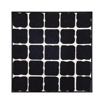 Quadro Decorativo Moldura Madeira Quadrados Fino Acabamento Abstrato
