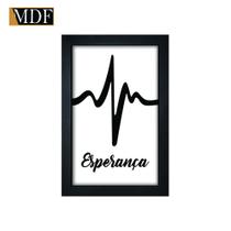 Quadro Decorativo Moldura Pintada Esperança 30x20 Mdf Adesivado Quadro Decorativo Moldura Pintada Esperança 30x20 Mdf Adesivado