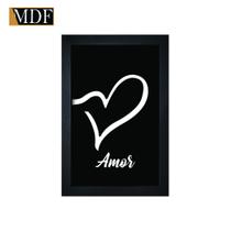 Quadro Decorativo Moldura Pintada Gel Amor 30x20 Mdf Adesivado Quadro Decorativo Moldura Pintada Gel Amor 30x20 Mdf Adesivado