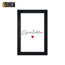 Quadro Decorativo Moldura Pintada Gel Gratidão 30x20 Mdf Adesivado Quadro Decorativo Moldura Pintada Gel Gratidão 30x20 Mdf Adesivado
