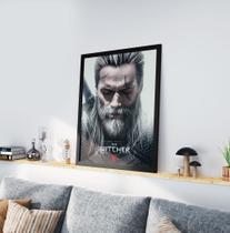 Quadro Decorativo Moldura Preta 30x40cm The Wicther Netflix Quadro Decorativo Moldura Preta 30x40cm The Wicther Netflix