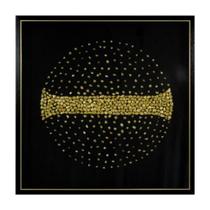 Quadro Decorativo Moldura Preta Detalhes Minimalista Dourado Quadro Decorativo Moldura Preta Detalhes Minimalista Dourado
