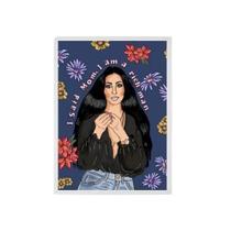 Quadro Decorativo Mom I Am A Rich Man Moldura Branca 33X24Cm Quadro Decorativo Mom I Am A Rich Man Moldura Branca 33X24Cm