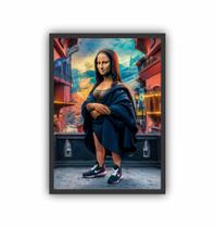 Quadro Decorativo Mona Lisa Tênis