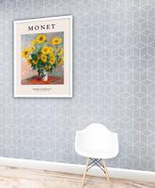 Quadro Decorativo Monet Bouquet of Sunflowers - 70x50cm - Quadros On-line Quadro Decorativo Monet Bouquet of Sunflowers - 70x50cm - Quadros On-line