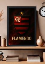 Quadro decorativo Monstro Rubro-Negro - Com vidro Tamanho:21cm x 30cm (A4) Quadro decorativo Monstro Rubro-Negro - Com vidro Tamanho:21cm x 30cm (A4)