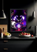 Quadro Decorativo Morte de Demon Slayer Tamanho:21cm x 30cm (A4)