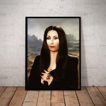 Quadro Decorativo Morticia Addams Familia Filme Arte