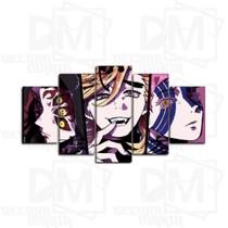 Quadro Decorativo Mosaico 5 Peças Anime Demon Slayer 115x60cm