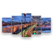 Quadro Decorativo Mosaico 5 Peças Catedral De Cristo Quadro Decorativo Mosaico 5 Peças Catedral De Cristo