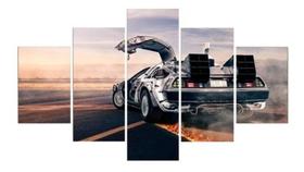Quadro Decorativo Mosaico 5 Peças De Volta Para O Futuro Quadro Decorativo Mosaico 5 Peças De Volta Para O Futuro
