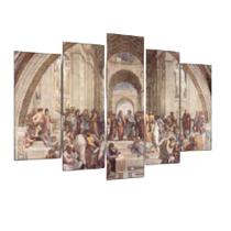 Quadro Decorativo Mosaico 5 Peças Mod008 Sala Lindo Grande