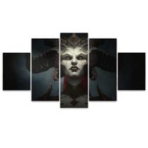Quadro Decorativo Mosaico MDF Diablo 4 Lilith - EMPIRE GAMER