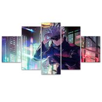 Quadro Decorativo Mosaico MDF Jujutsu Kaisen 115x60cm - EMPIRE GAMER