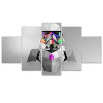 Quadro Decorativo Mosaico MDF Stormtrooper 115x60cm