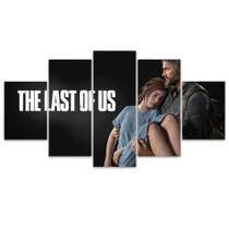 Quadro Decorativo Mosaico MDF The Last of Us Joel e Ellie Escrito
