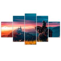 Quadro Decorativo Mosaico MDF The Witcher