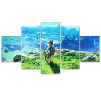 Quadro Decorativo Mosaico MDF Zelda Montanha 115x60cm