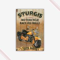 Quadro decorativo moto tema motorcycle - Sturgis Race Rally