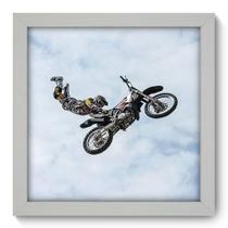Quadro Decorativo - Motocross - 22cm x 22cm - 016qdeb