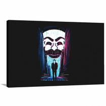 Quadro decorativo Mr Robot - Tela em Tecido Quadro decorativo Mr Robot - Tela em Tecido