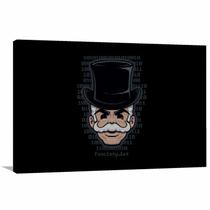 Quadro decorativo Mr Robot - Tela em Tecido Quadro decorativo Mr Robot - Tela em Tecido