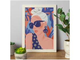 Quadro Decorativo Mulher 25x35cm Design Up Living