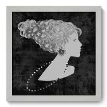 Quadro Decorativo - Mulher - 33cm x 33cm - 033qdub