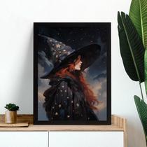 Quadro Decorativo Mulher Bruxa 45X34Cm