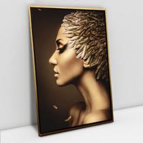 Quadro Decorativo Mulher Glamurosa em tela Canvas