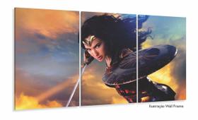 Quadro Decorativo Mulher Maravilha - Heróis - Tela Em Tecido Quadro Decorativo Mulher Maravilha - Heróis - Tela Em Tecido