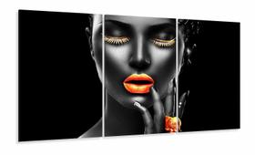 Quadro Decorativo Mulher Negra 120x60 cm