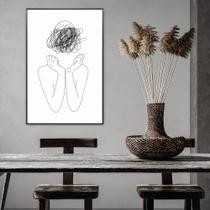 Quadro Decorativo Mulheres E Seus Pensamentos Confusos