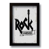 Quadro Decorativo Música Rock Forever 33x43 cm