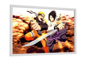 Quadro decorativo - naruto e sasuke