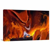 Quadro decorativo Naruto - Kyuubi - Tela em Tecido Quadro decorativo Naruto - Kyuubi - Tela em Tecido