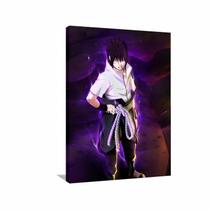 Quadro decorativo Naruto - Uchiha Sasuke - Tela em Tecido Quadro decorativo Naruto - Uchiha Sasuke - Tela em Tecido