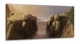 Quadro Decorativo Naruto Vale Do Fim em Tecido Canvas 130x60 Quadro Decorativo Naruto Vale Do Fim em Tecido Canvas 130x60