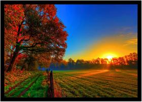Quadro Decorativo Natureza Paisagem Pôr Do Sol Salas Quartos Escritório Com Moldura R032 Quadro Decorativo Natureza Paisagem Pôr Do Sol Salas Quartos Escritório Com Moldura R032