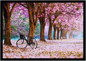 Quadro Decorativo Natureza Paisagem Primavera Salas Quartos Escritório Com Moldura RC147 Quadro Decorativo Natureza Paisagem Primavera Salas Quartos Escritório Com Moldura RC147