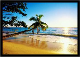 Quadro Decorativo Natureza Paisagem Tropical Salas Quartos Escritório Com Moldura R014 Quadro Decorativo Natureza Paisagem Tropical Salas Quartos Escritório Com Moldura R014