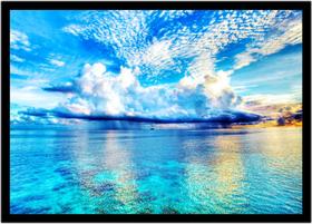 Quadro Decorativo Natureza Paisagem Tropical Salas Quartos Escritório Com Moldura R015 Quadro Decorativo Natureza Paisagem Tropical Salas Quartos Escritório Com Moldura R015