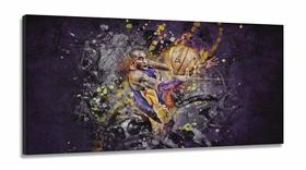 Quadro Decorativo Nba Basquete em Tecido Canvas 130x60 m02 Quadro Decorativo Nba Basquete em Tecido Canvas 130x60 m02