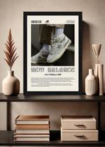 Quadro Decorativo New Balance 650 Com Vidro Tamanho:21cm x 30cm (A4)