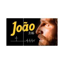 Quadro Decorativo New Decor João 3:16 MDF 3 Peças