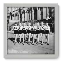 Quadro Decorativo - New York - 33cm x 33cm - 005qdvb